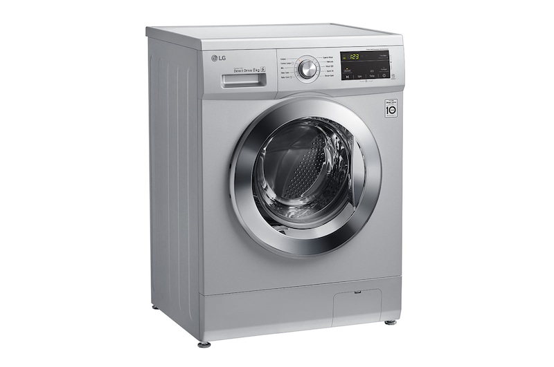 LG 8kg Luxury Silver Front Loader Washing Machine, FH2J3TDNP5P