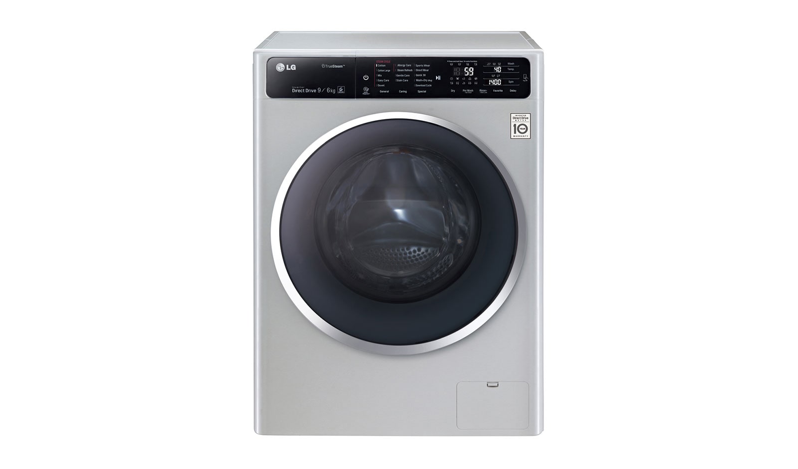 Washing Machines : 9kg Silver Front Load Washer Dryer Combo FH4U1FCHK4N