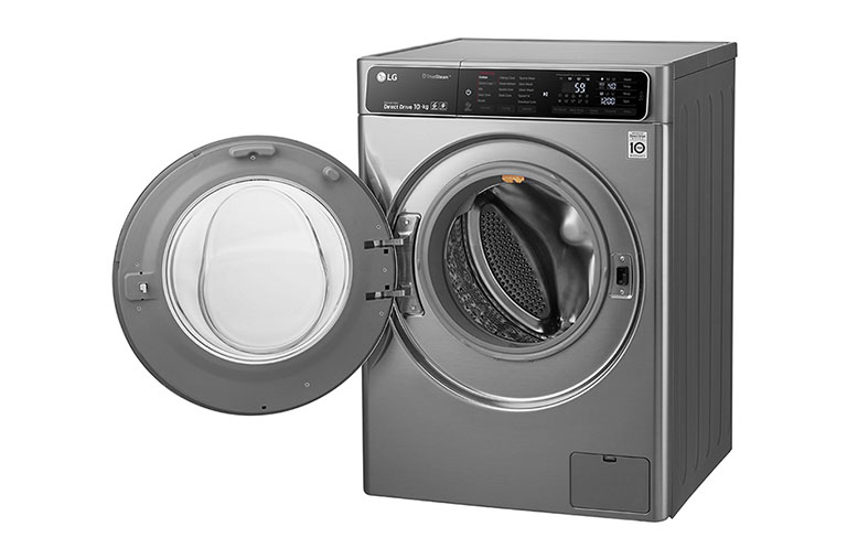 LG 8kg Stone Silver Washing Machine - FH4U1JBSK4, FH4U1JBSK4