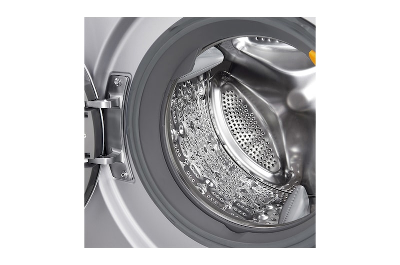 LG 8kg Silver Front Loader Washer Dryer Combo, FH4U2TDHP5N