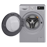 LG 8kg Silver Front Loader Washer Dryer Combo, FH4U2TDHP5N