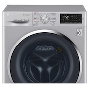 LG 8kg Silver Front Loader Washer Dryer Combo, FH4U2TDHP5N