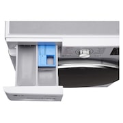 LG 8kg Silver Front Loader Washer Dryer Combo, FH4U2TDHP5N