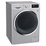 LG 8kg Silver Front Loader Washer Dryer Combo, FH4U2TDHP5N