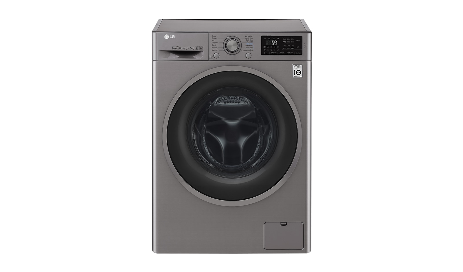 Washer Dryer Combo : 8kg Wash / 5kg Dry Silver Washer Dryer Combo FH4U2TMP8S
