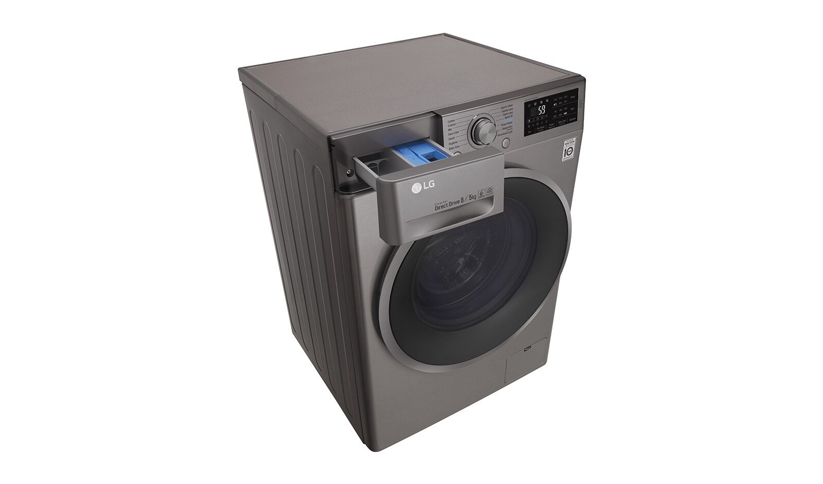 LG 8kg Wash / 5kg Dry Silver Washer Dryer Combo, FH4U2TMP8S