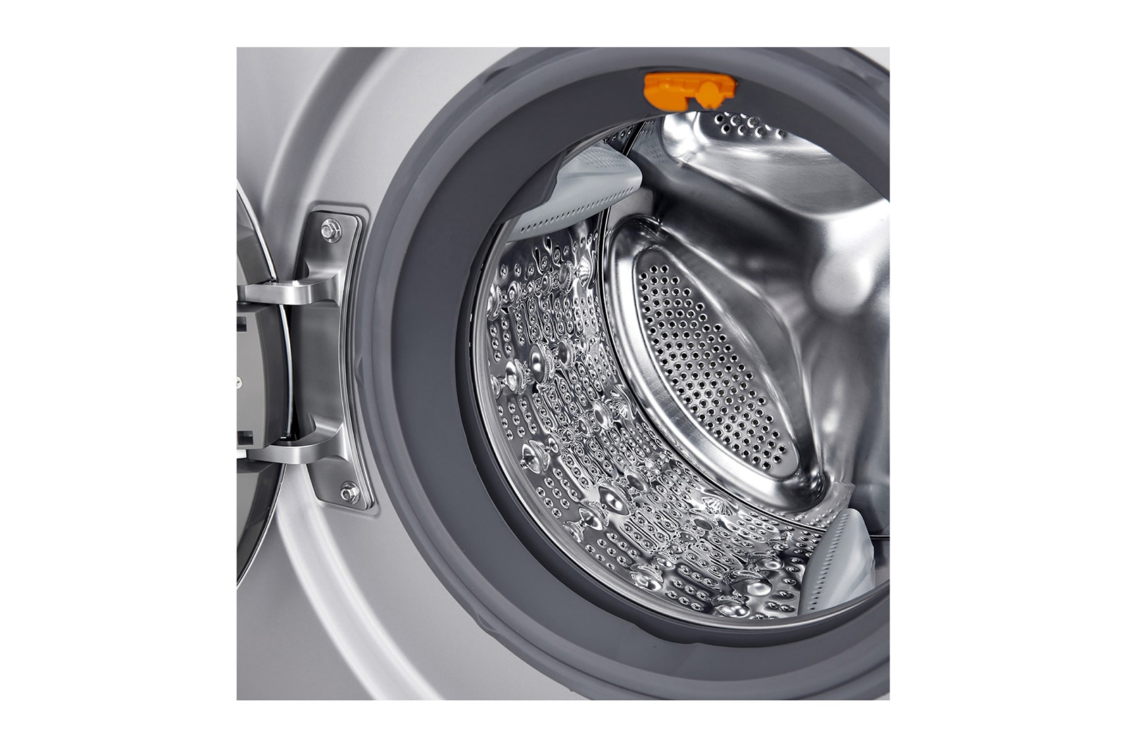 LG 9kg Silver Front Loader Washing Machine, FH4U2VDNP5