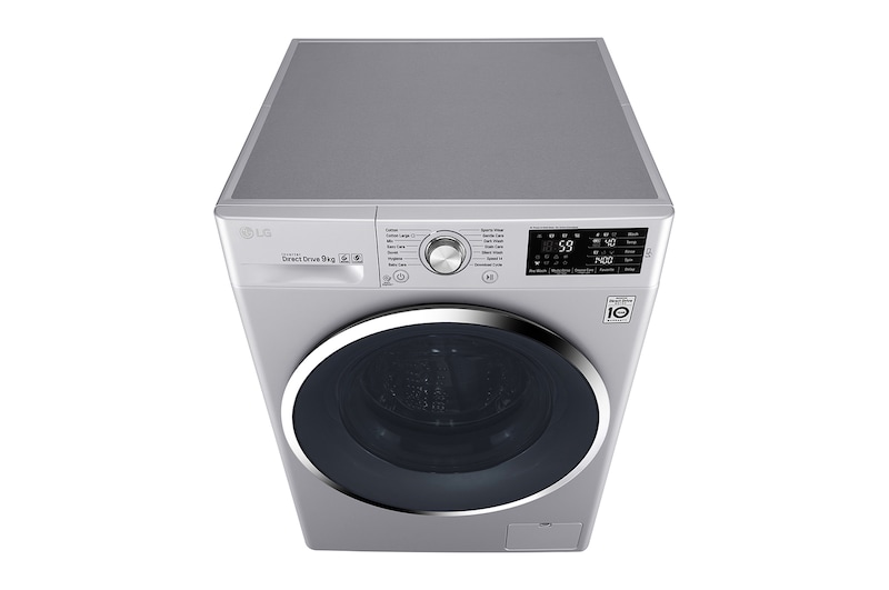 LG 9kg Silver Front Loader Washing Machine, FH4U2VDNP5