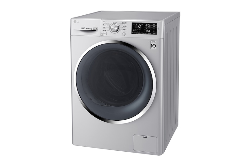 LG 9kg Silver Front Loader Washing Machine, FH4U2VDNP5