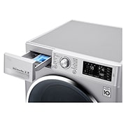 LG 9kg Silver Front Loader Washing Machine, FH4U2VDNP5