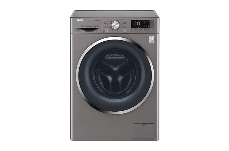 Washing Machines : 9kg Stone Silver Front Loader Washing Machine FH4U2VYP2S