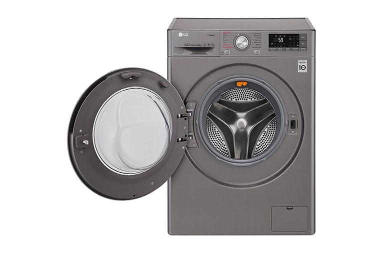 LG 9kg Stone Silver Front Loader Washing Machine, FH4U2VYP2S
