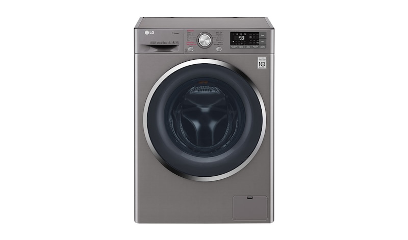 LG 9kg Stone Silver Front Loader Washing Machine, FH4U2VYP2S
