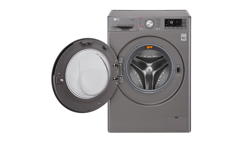 LG 9kg Stone Silver Front Loader Washing Machine, FH4U2VYP2S