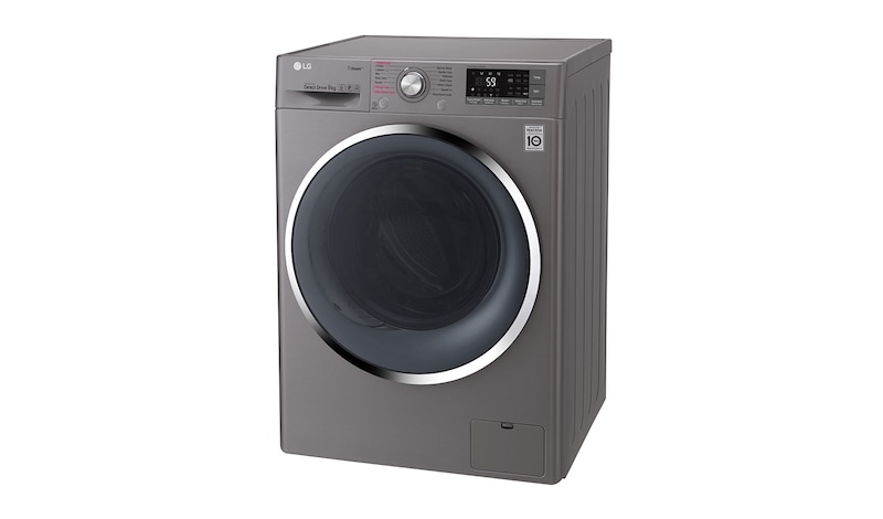 LG 9kg Stone Silver Front Loader Washing Machine, FH4U2VYP2S