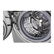 LG 12/8kg Silver Washer Dryer Combo, TWINWash Upgradable, TrueSteam, ThinQ, Silver, FH6G1BCHK6N