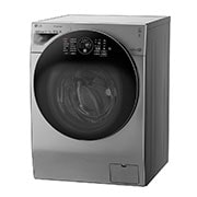 LG 12/8kg Silver Washer Dryer Combo, TWINWash Upgradable, TrueSteam, ThinQ, Silver, FH6G1BCHK6N