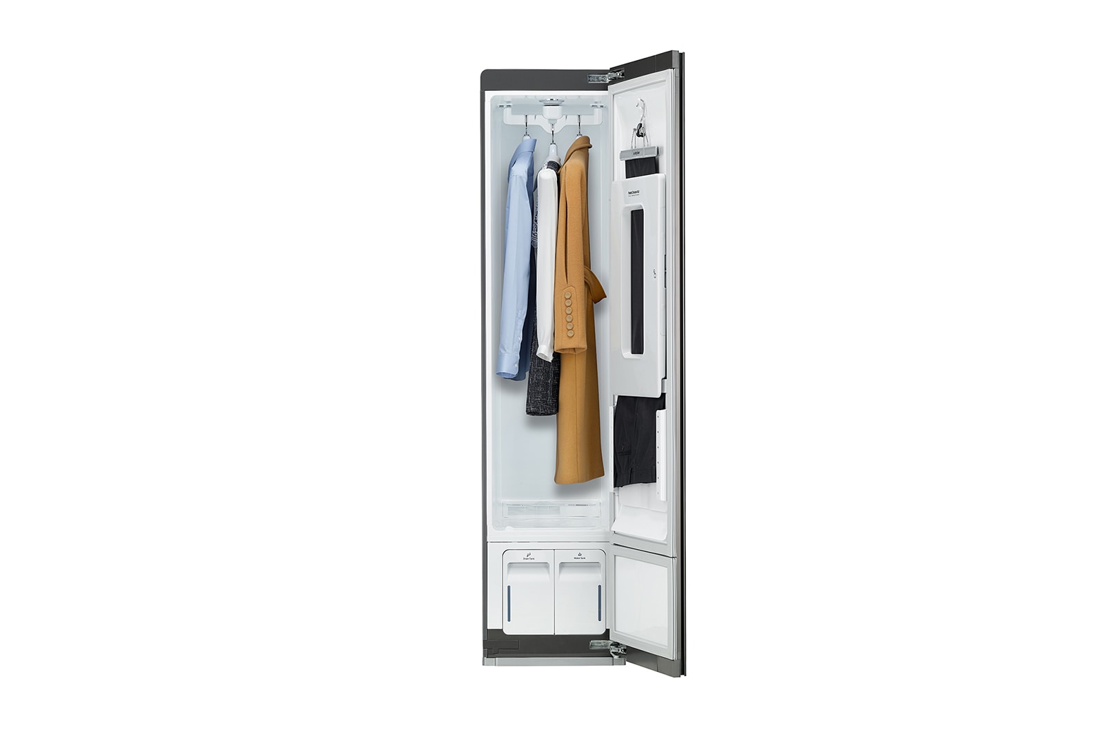 LG  3 Garment Styler Slim with TrueSteam™ in Mirrored Glass finish, S3MFC