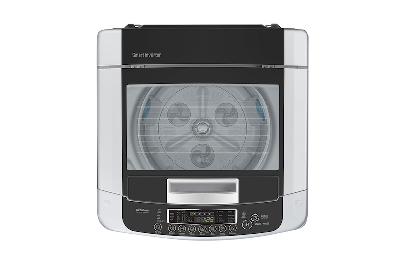 LG 13kg Top Loader with Smart Inverter in Silver Finish, T1369NEHTF
