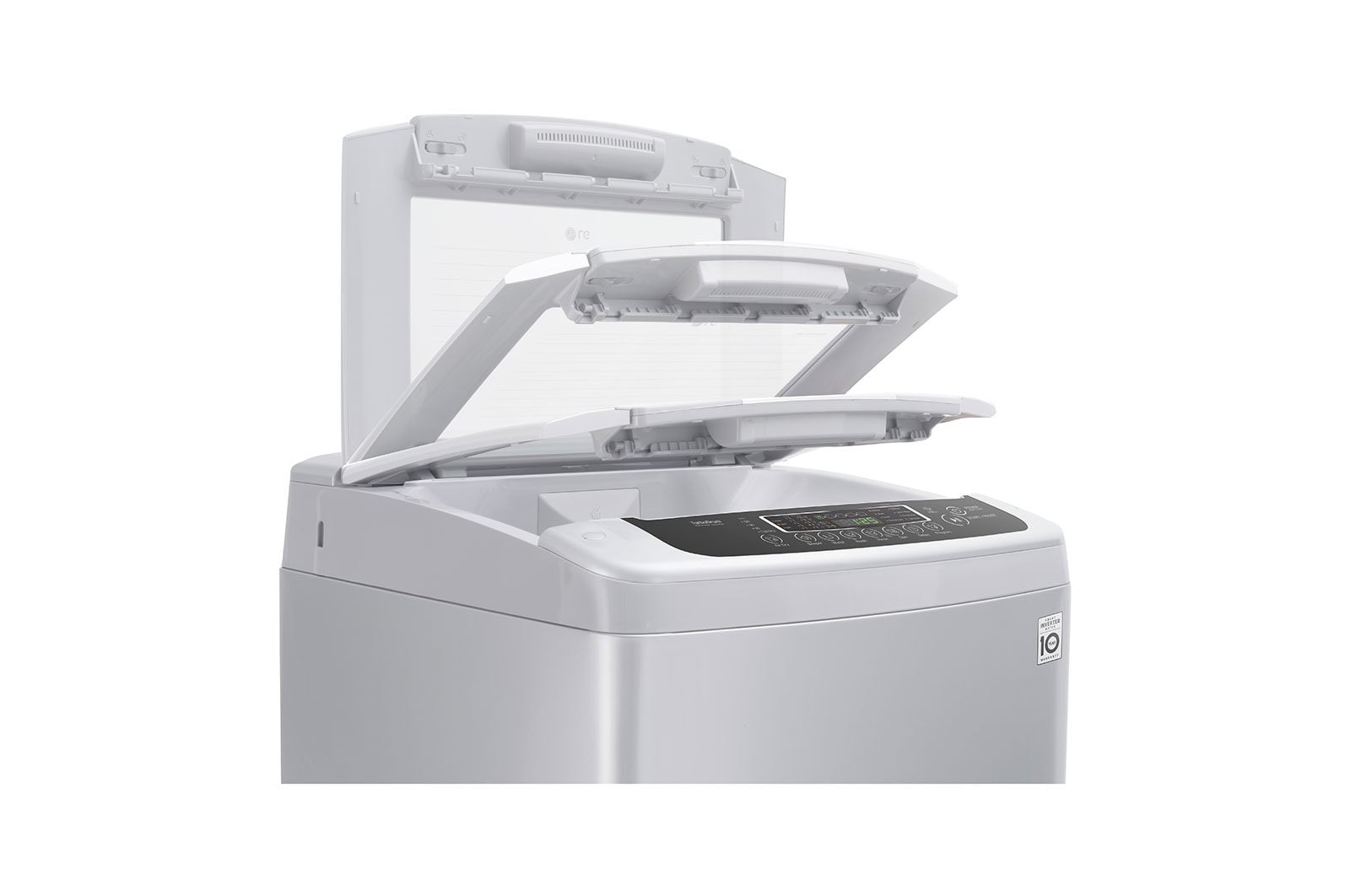 LG 13kg Top Loader with Smart Inverter in Silver Finish, T1369NEHTF
