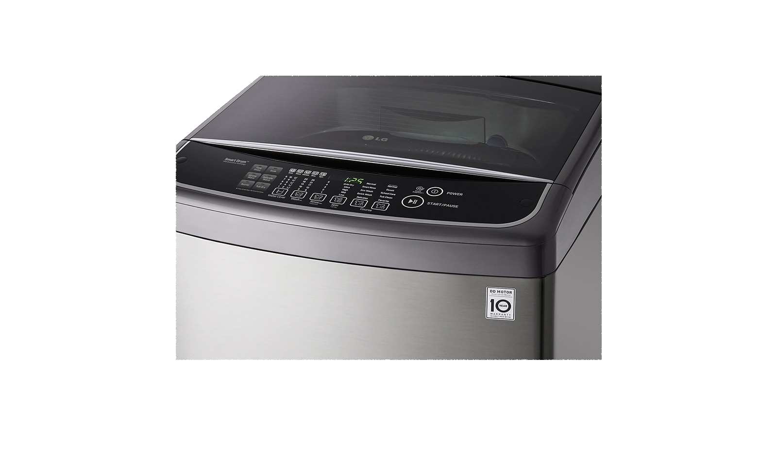 LG 17kg Silver Top Loader Washing Machine, T1732AFPS5