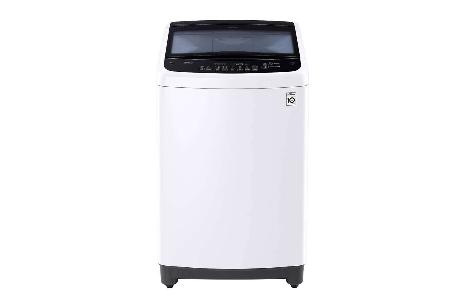 Front view of 17kg Blue White Sapience Pro Top Loader Washing Machine T1777NEHTA