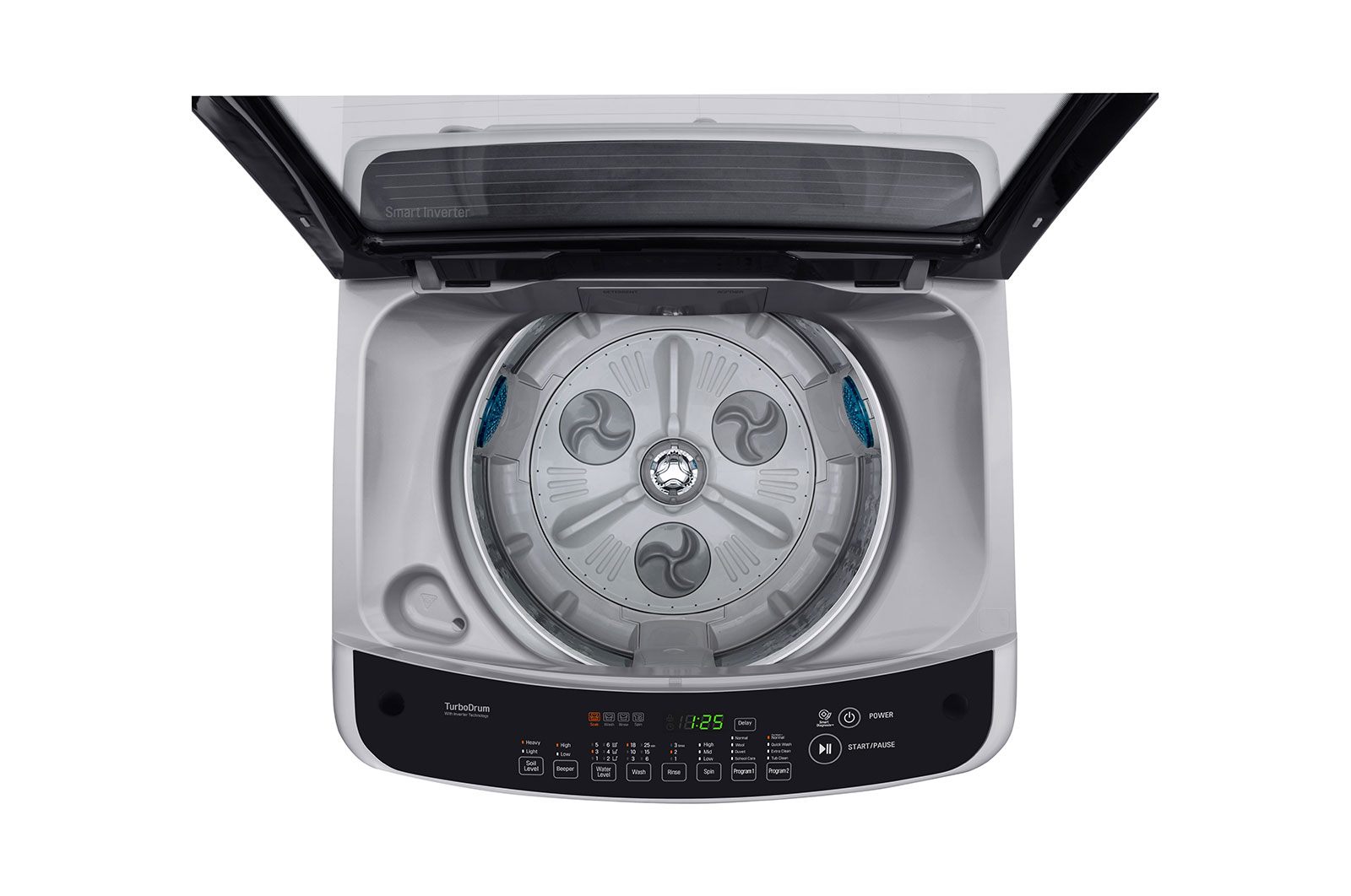 17kg Top Loader with Smart Inverter in White Finish T1777NEHTE LG ZA