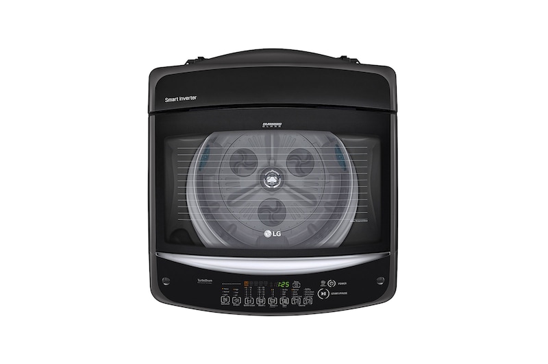 LG 18kg Top Loader with Smart Inverter in Black Finish, T1866NEHT2