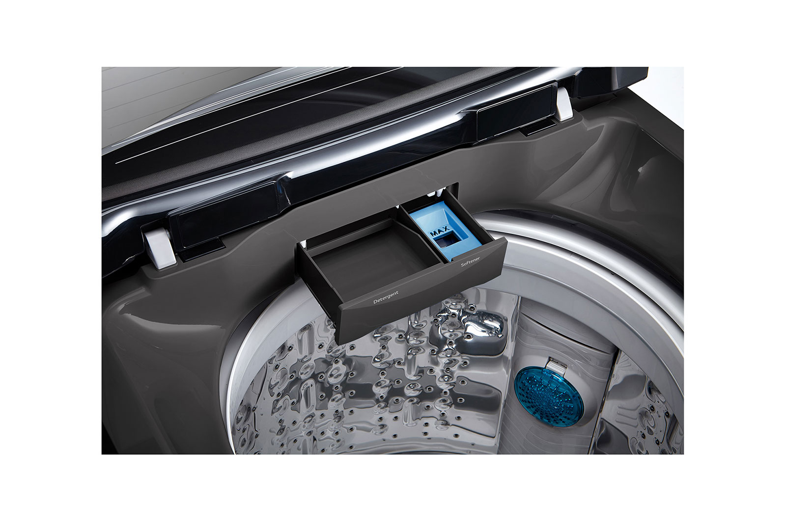 LG 18kg Top Loader with Smart Inverter in Black Finish, T1866NEHT2