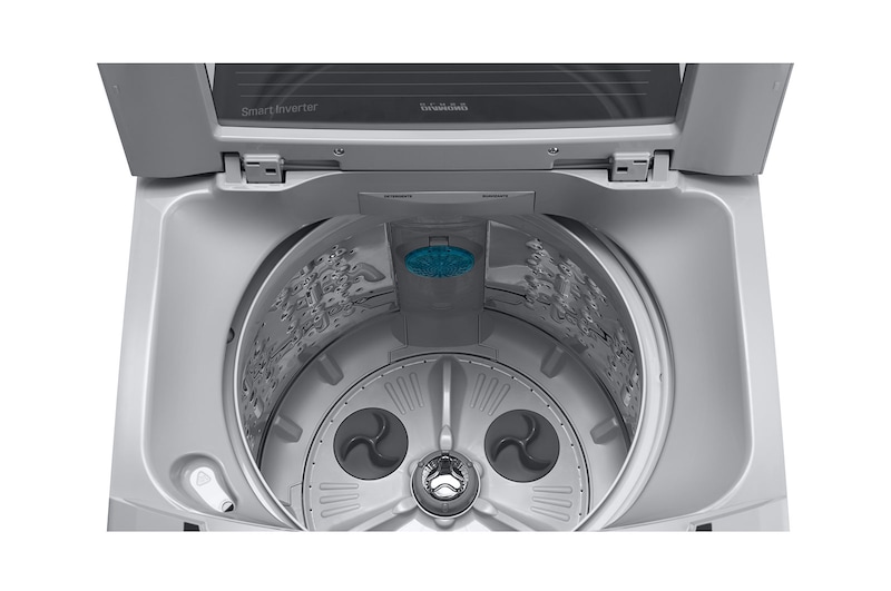 LG 18kg Top Loader with Smart Inverter in Silver Finish, T1885NEHTE