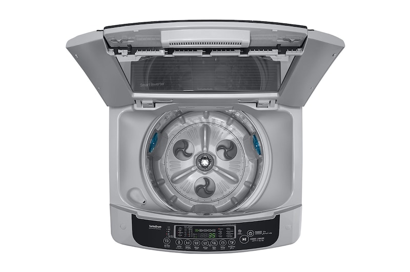 LG 18kg Top Loader with Smart Inverter in Silver Finish, T1885NEHTE