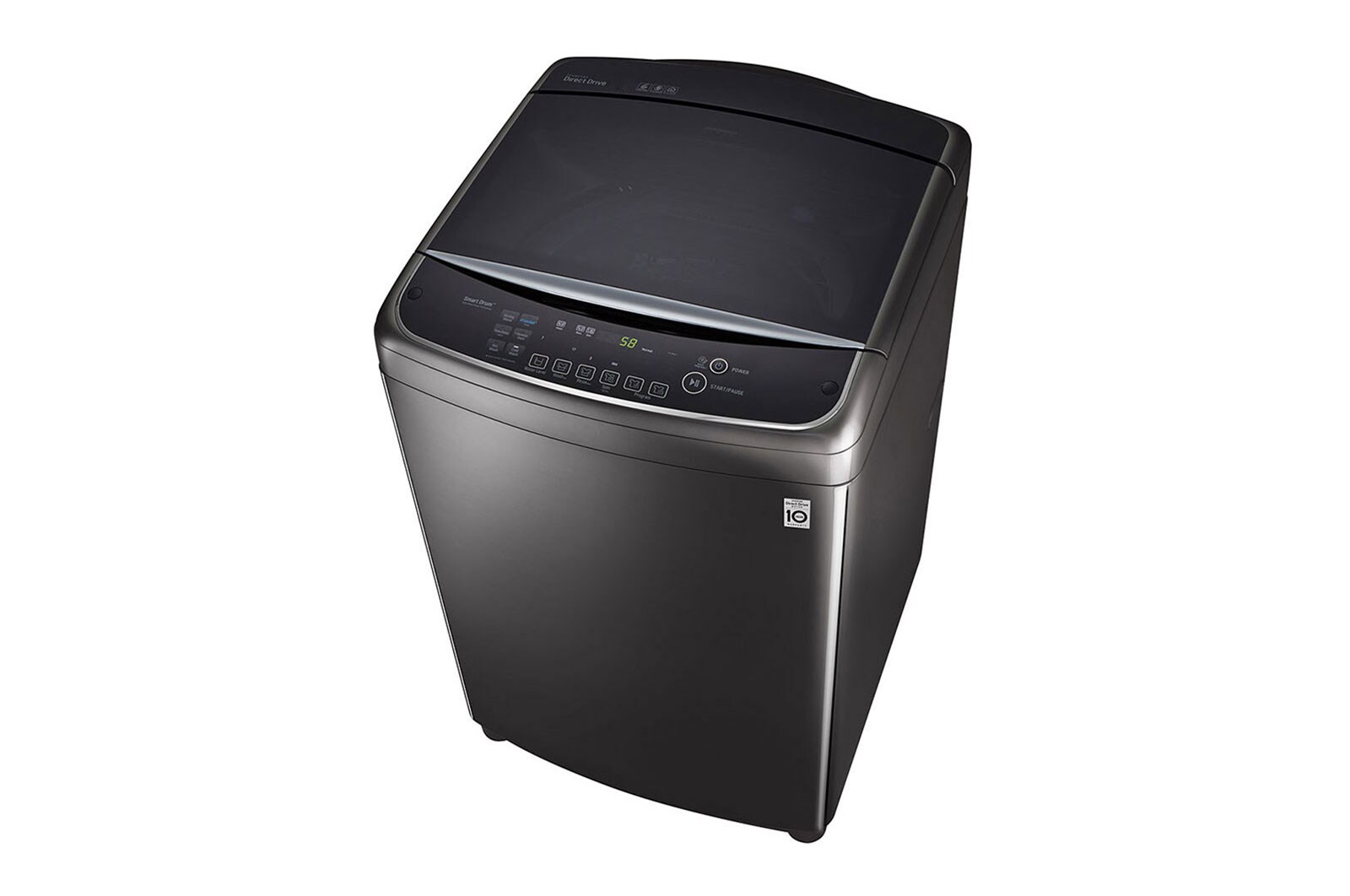 LG 21kg Top Loader with Inverter Direct Drive & TurboWash™ in Black Finish, T2193EFHSKL