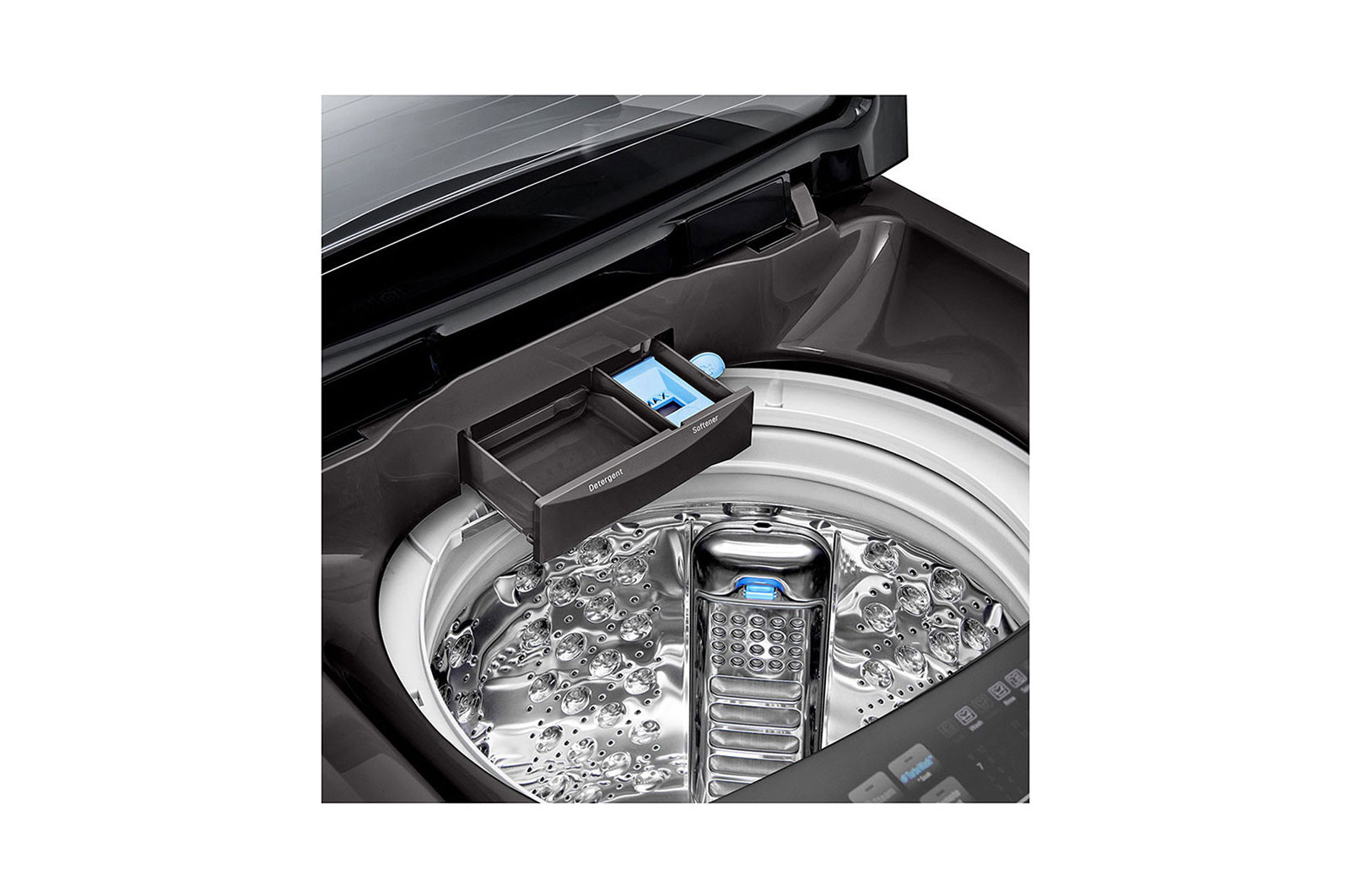 LG 21kg Top Loader with Inverter Direct Drive & TurboWash™ in Black Finish, T2193EFHSKL