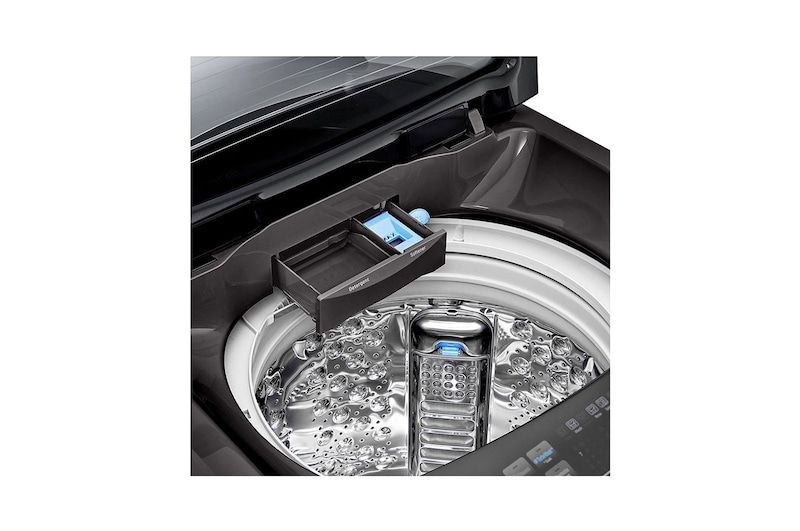 LG 21kg Top Loader with Inverter Direct Drive & TurboWash™ in Black Finish, T2193EFHSKL