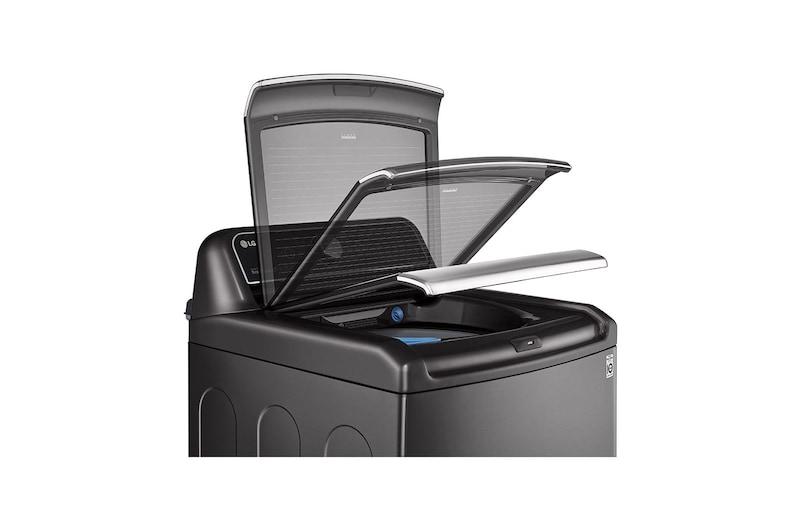 LG 24kg Top Loader with Inverter Direct Drive & TurboWash3D™ in Black Finish, T2472EFHSTL