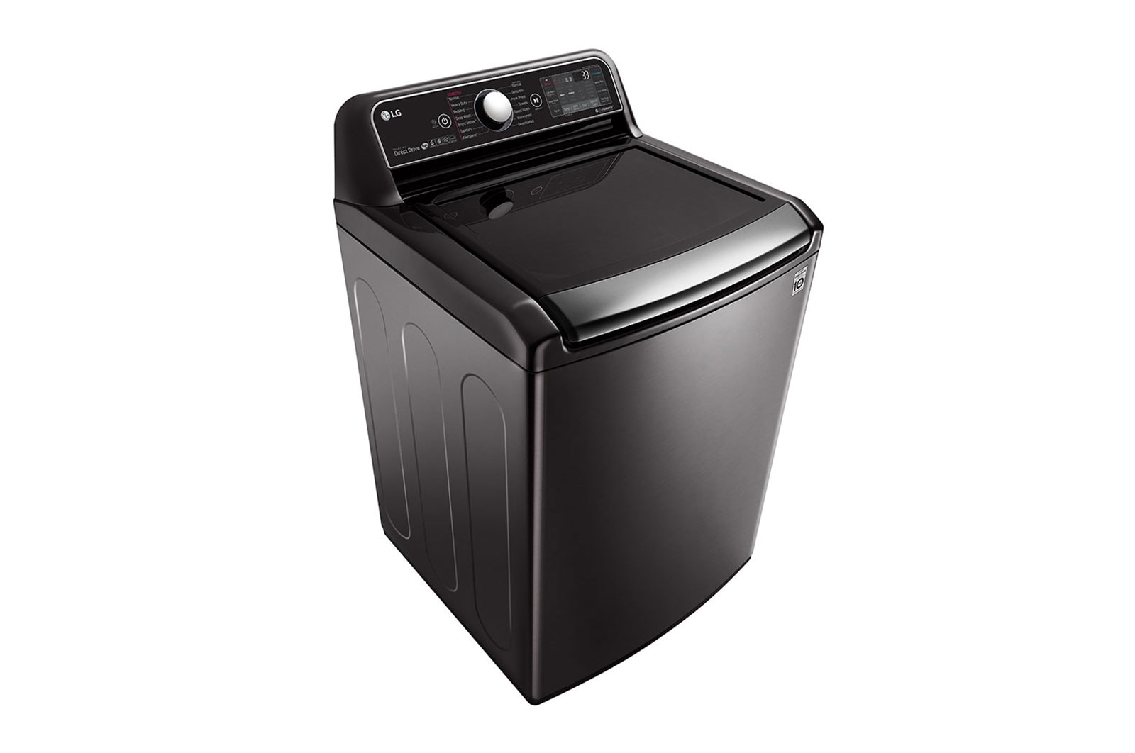 LG 24kg Top Loader with Inverter Direct Drive & TurboWash3D™ in Black Finish, T2472EFHSTL