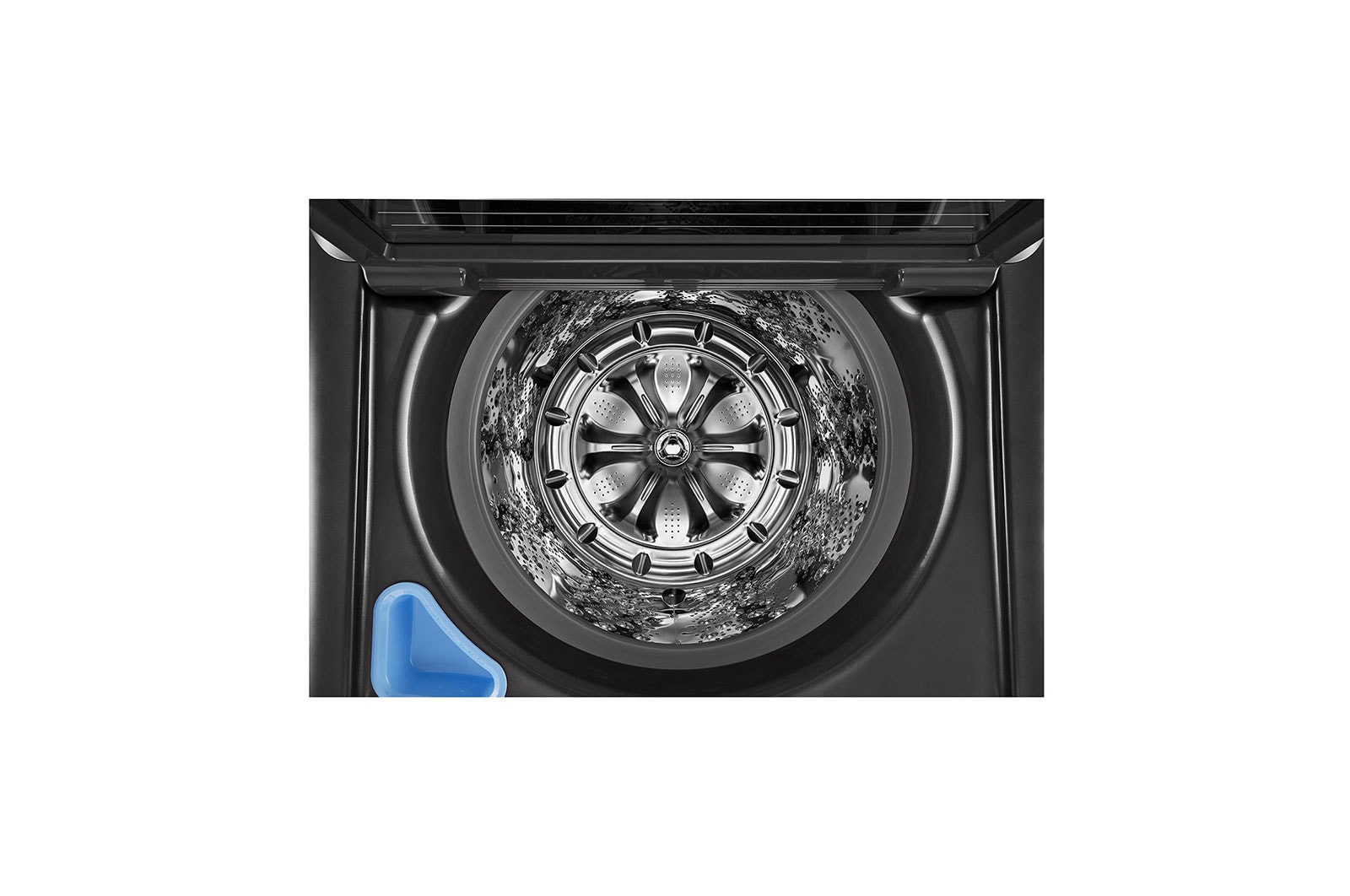 LG 24kg Top Loader with Inverter Direct Drive & TurboWash3D™ in Black Finish, T2472EFHSTL