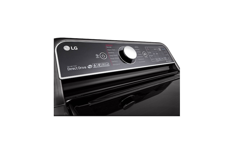 LG 24kg Top Loader with Inverter Direct Drive & TurboWash3D™ in Black Finish, T2472EFHSTL