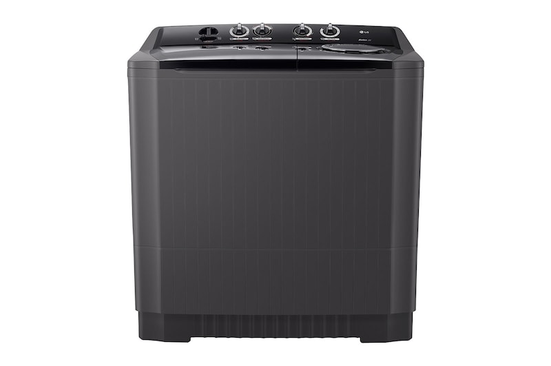 Front view of 15kg Twin Tub with Roller Jet in Black Finish, TT1561RWPT
