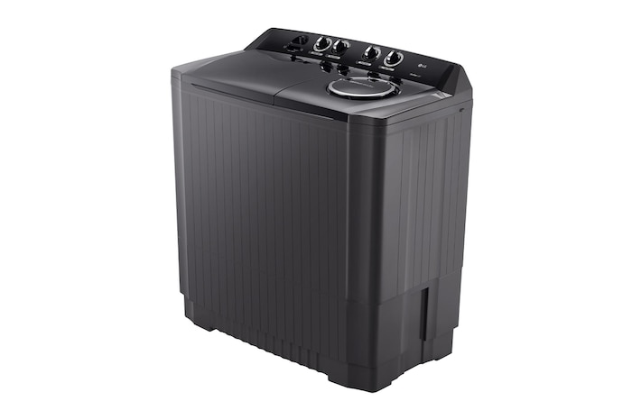 LG 15kg Twin Tub with Roller Jet in Black Finish, TT1561RWPT