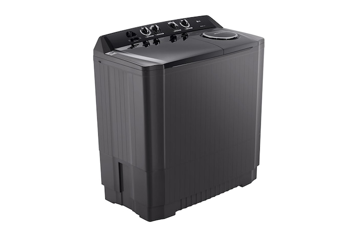 LG 15kg Twin Tub with Roller Jet in Black Finish, TT1561RWPT
