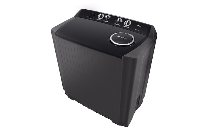 LG 15kg Twin Tub with Roller Jet in Black Finish, TT1561RWPT