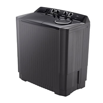 LG 15kg Twin Tub with Roller Jet in Black Finish, TT1561RWPT
