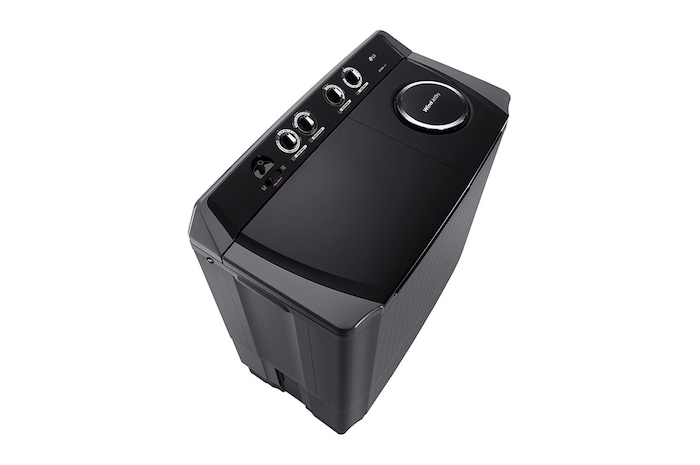 LG 18kg Twin Tub with Roller Jet in Black Finish, TT1861RWPT