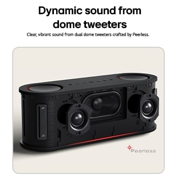 USP card: Dual dome tweeters