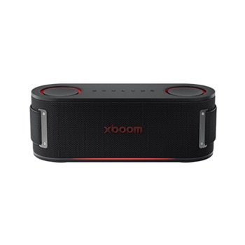 Front view of LG xboom Bounce by will.i.am | Bluetooth Speaker | xboom Signature Sound with Upward Passive Radiators