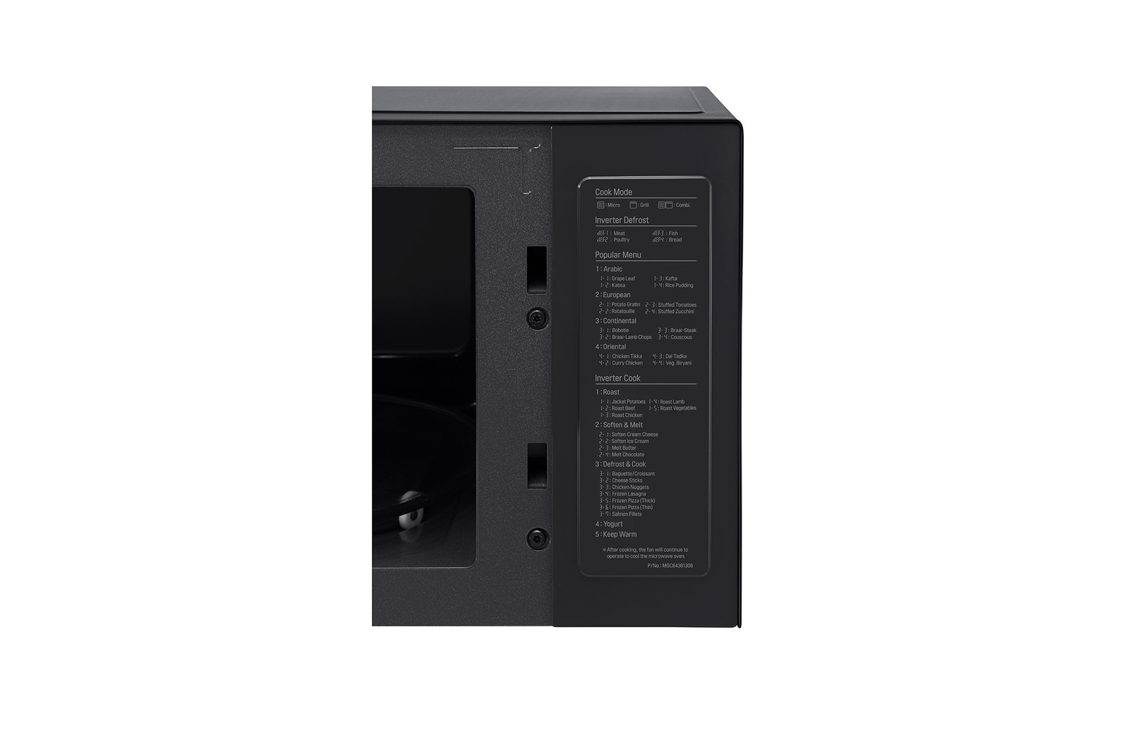LG 42L NeoChef™ Grill Microwave Oven in Stainless Black Finish, MH8265DIS