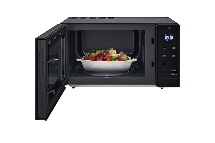 LG 30L NeoChef™ Solo Microwave Oven in Black Finish, MS3032JAS