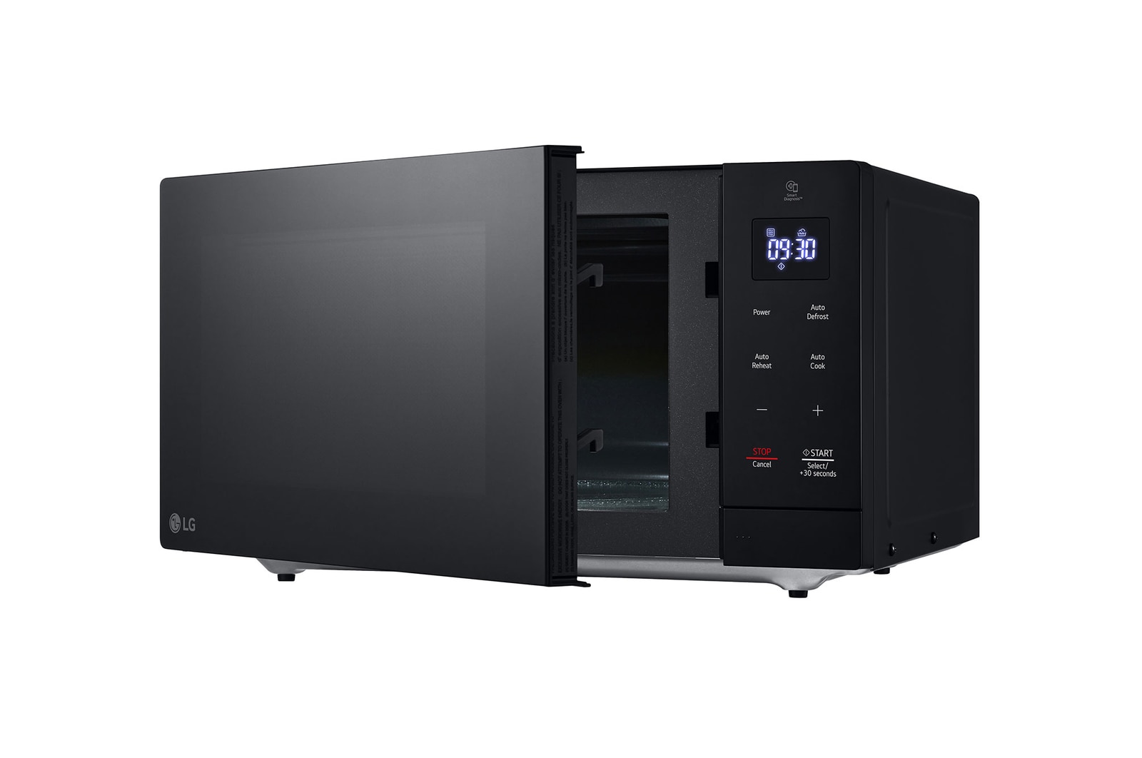 LG 30L NeoChef™ Solo Microwave Oven in Black Finish, MS3032JAS