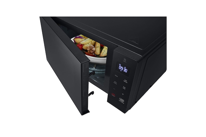 LG 30L NeoChef™ Solo Microwave Oven in Black Finish, MS3032JAS